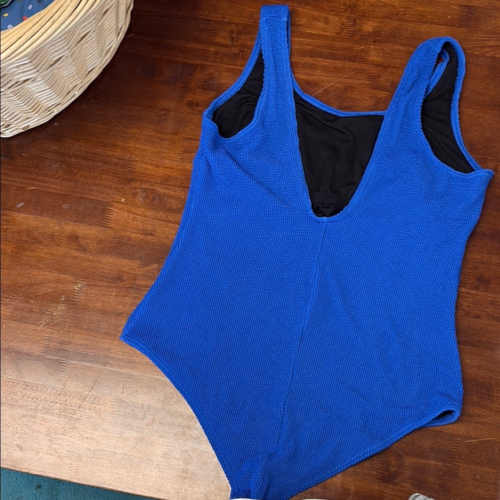 Ulla Popken Blue swimsuit - Picture 3 of 4